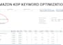 do amazon KDP keyword research and category optimization for your books